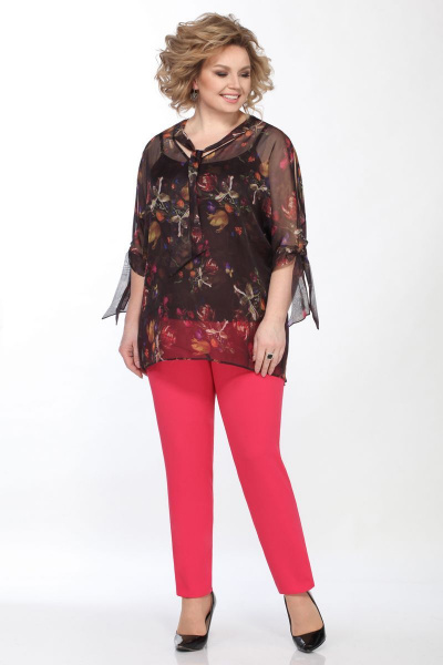 Блуза, топ Matini 1.1312 тюльпаны - фото 4