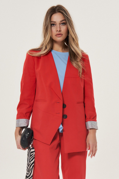 Жакет GRATTO 7226 красный - фото 2