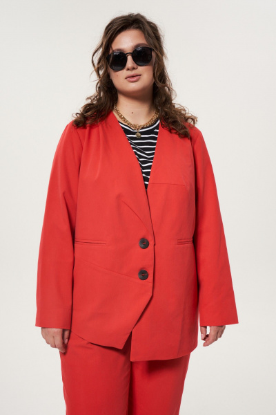 Жакет GRATTO 7226 красный - фото 1