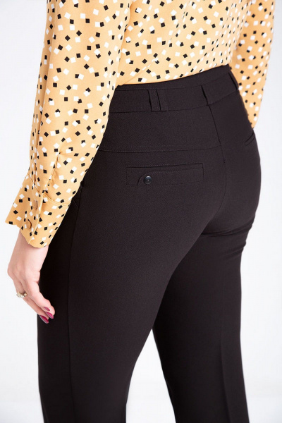 Стильное платье свободного силуэта с карманами IVARI 312 черный - фото 7