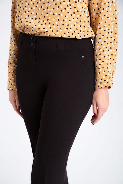 Стильное платье свободного силуэта с карманами IVARI 312 черный - фото 6