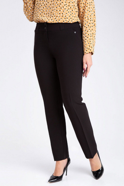 Стильное платье свободного силуэта с карманами IVARI 312 черный - фото 4