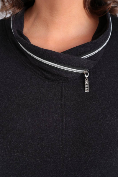 Деловое и повседневное платье из трикотажа полуприлегающего силуэта Rishelie 937 - фото 5