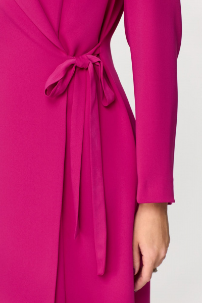 Платье нарядное длиной 91 см из текстиля DaLi 3634а малина - фото 4