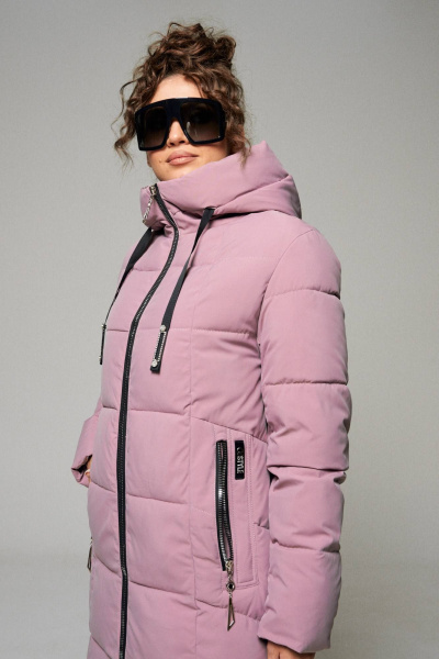 Пальто Beautiful&Free 6111 пудра - фото 6