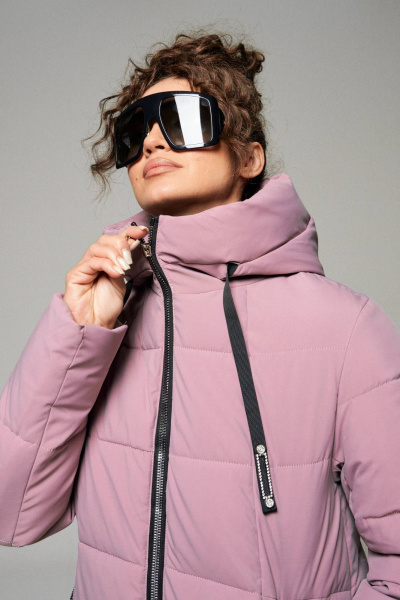 Пальто Beautiful&Free 6111 пудра - фото 5