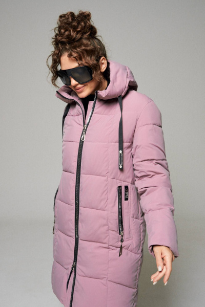 Пальто Beautiful&Free 6111 пудра - фото 4