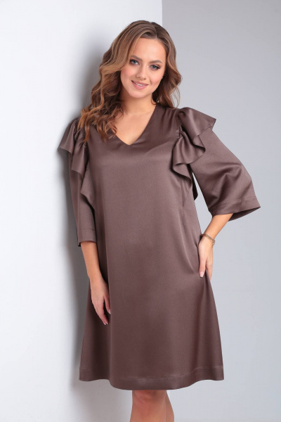 Платье TVIN 7680 карамель - фото 9