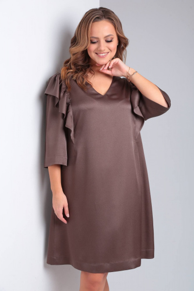 Платье TVIN 7680 карамель - фото 8