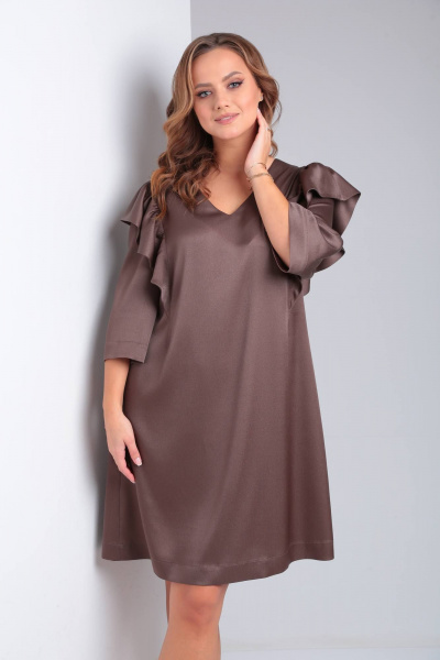 Платье TVIN 7680 карамель - фото 7