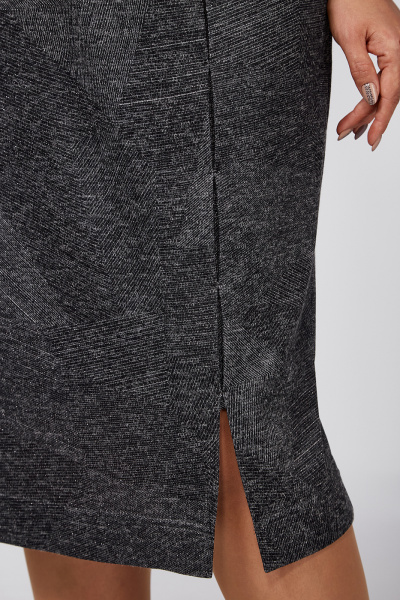 Платье из трикотажного полотна с запахом и разрезом Algranda А3956 - фото 3