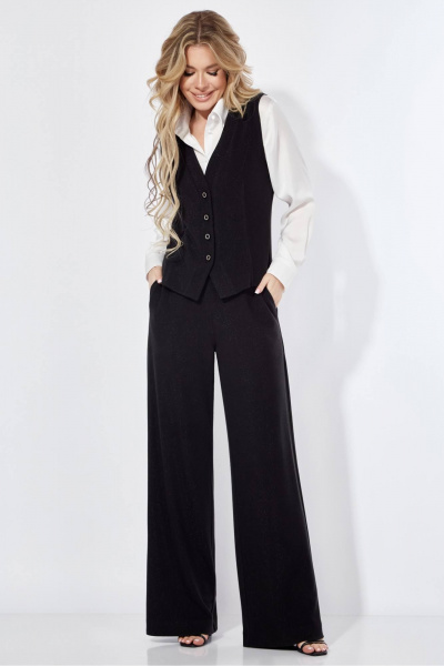 Блуза, брюки, жилет Laikony L-421 - фото 3