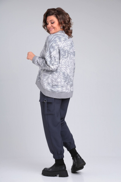 Брюки, джемпер Karina deLux M-1170А серый - фото 7