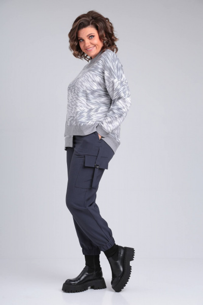 Брюки, джемпер Karina deLux M-1170А серый - фото 2