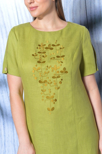 Платье MALI 419-012 яблоко - фото 4