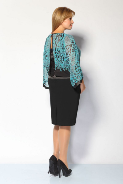 Платье FOXY FOX 1531 черный - фото 3