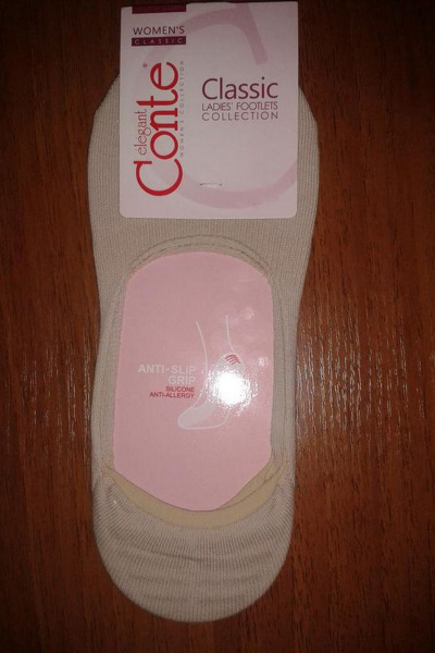 Носки CONTE Elegant_CLassic_23_бежевый - фото 2