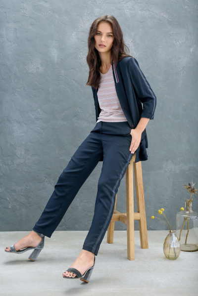 Брюки текстильные летние на каждый день для комфорта BURVIN 6200-11 - фото 1