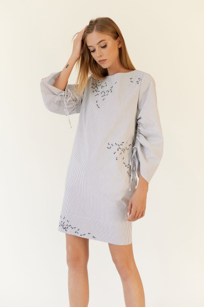 Платье из текстиля в стиле на каждый день без рукава BURVIN 6708-81 - фото 1