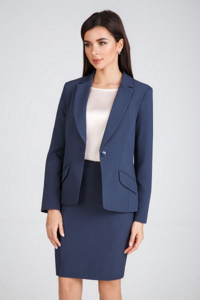 Розовая блуза из искусственного шелка с атласным блеском IVARI 402 розовый - фото 7