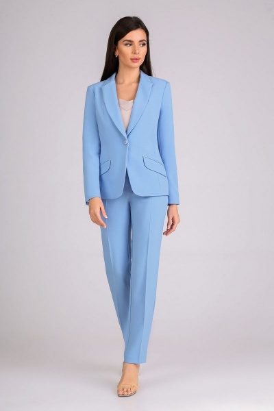 Брюки, жакет IVARI 12105 голубой - фото 1