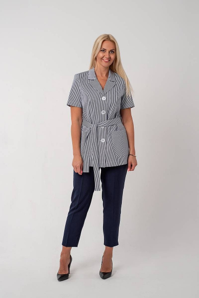 Жакет Avila 0783 синий - фото 4