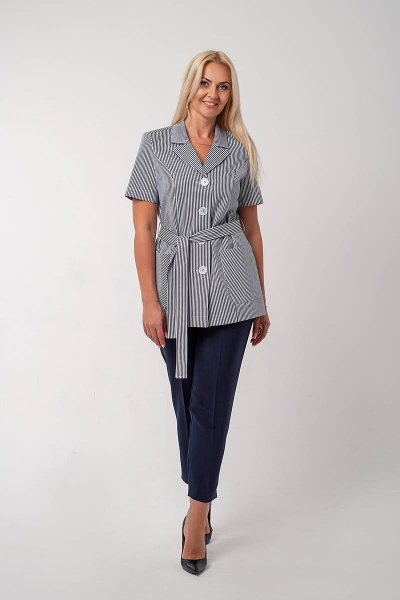 Жакет Avila 0783 синий - фото 3