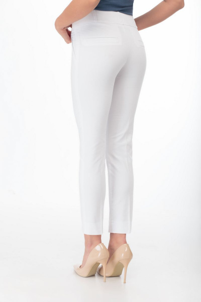 Брюки Anelli 228 белый - фото 6