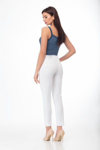 Брюки Anelli 228 белый - фото 4