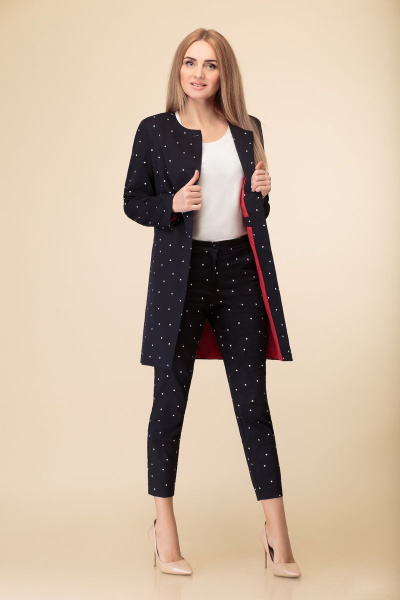 Кардиган демисезон из текстиля для делового образа DaLi 3465 - фото 2