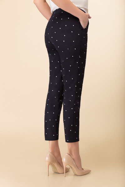 Брюки DaLi 3225.2 синий горох - фото 2