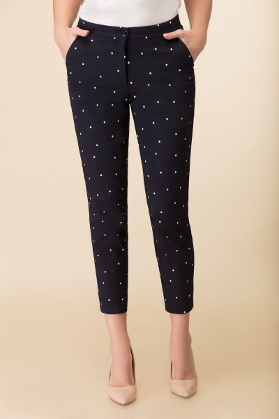 Брюки DaLi 3225.2 синий горох - фото 1