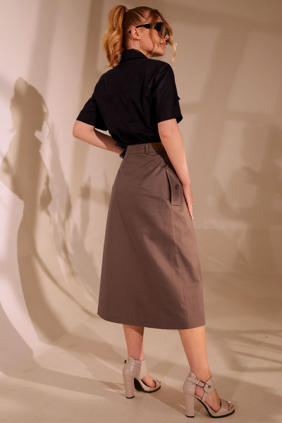 Блуза Golden Valley 26458 черный - фото 3