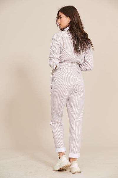 Комбинезон полосатый из хлопка для летних образов R.O.S.E. 32020 - фото 9