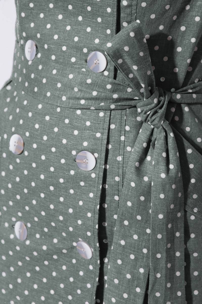 Платье LeNata 11015 на-зеленом-горох - фото 3