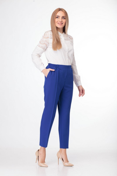 Брюки Anelli 518 василек. - фото 1