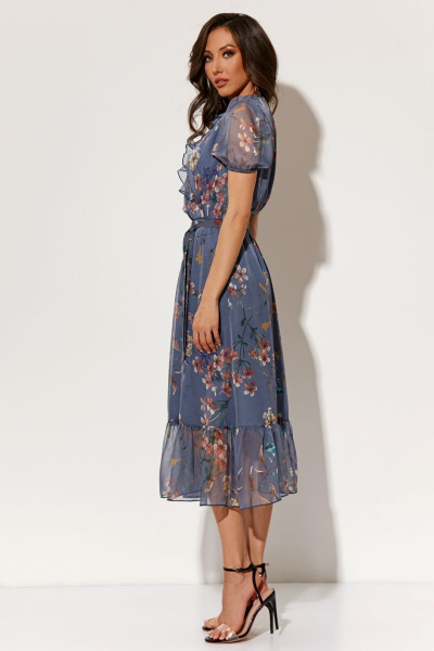 Платье AYZE 1545 индиго - фото 4