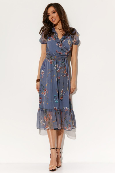 Платье AYZE 1545 индиго - фото 3