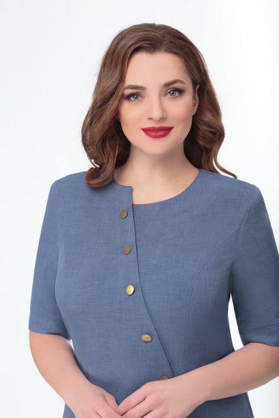 Платье БелЭкспози 1335 джинс - фото 2