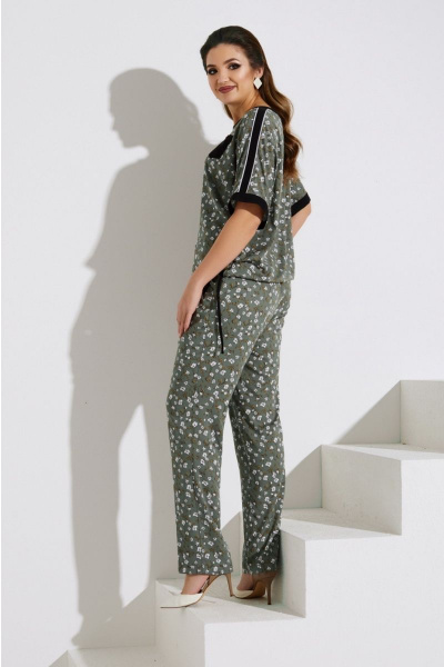 Блуза, брюки Lissana 4021 зеленый - фото 3