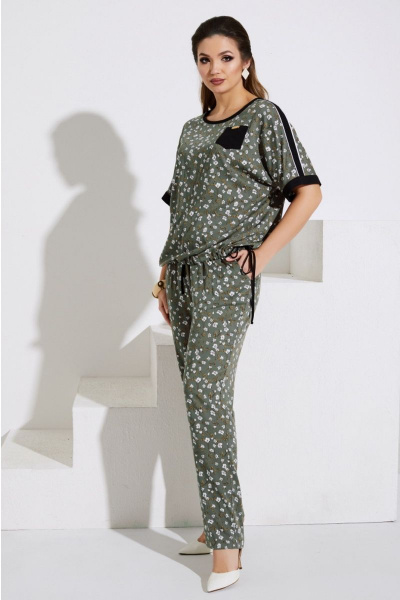 Блуза, брюки Lissana 4021 зеленый - фото 1