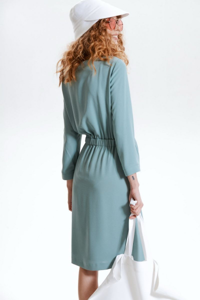 Платье приталенного силуэта до середины колена из текстиля CORSA 50127 - фото 4