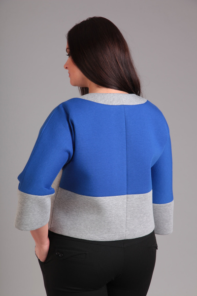 Жакет на каждый день из текстиля с рукавами 40 см Lady Style Classic 877 - фото 2