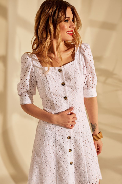 Платье Golden Valley 4662 белый - фото 2