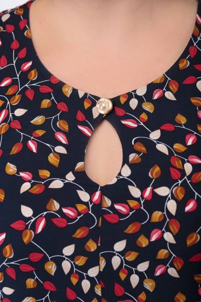 Платье БелЭкспози 1214-2 красный - фото 3