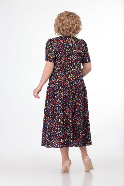 Платье БелЭкспози 1214-2 красный - фото 2