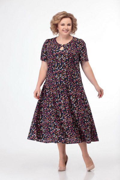 Платье БелЭкспози 1214-2 красный - фото 1