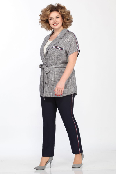 3-предметный комплект жакет, блуза и брюки из текстиля Matini 1.1407 - фото 5