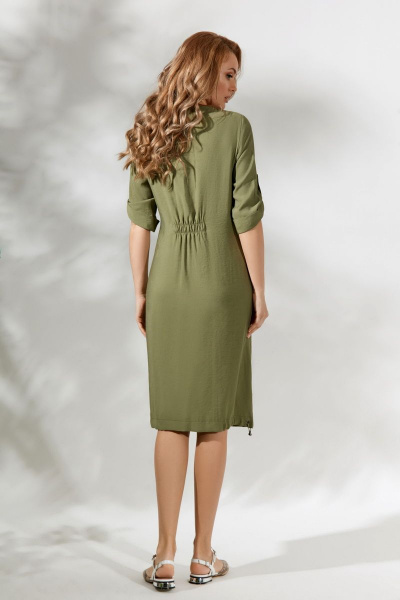 Платье Магия моды 1716 олива - фото 2