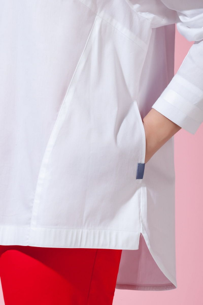 Рубашка Anna Majewska 1368 белый - фото 5